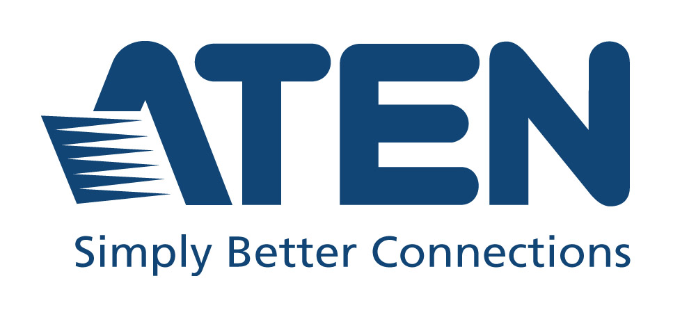 aten logo with tagline